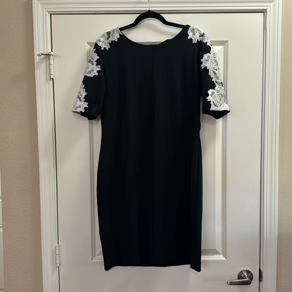 Curvy floral lace Cocktail Dress Sheath Dress